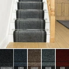 Non Slip Hard Wearing Rubber Back Entrance Striped Design Mats - Stair Runners