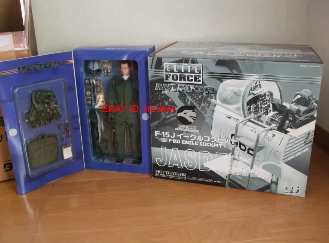 BBI 1/6 F-15J Elite Force Aviator Soldier Cockpit Figures