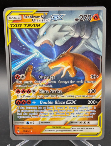 Reshiram & Charizard GX 20/214 World Championships 2019 Deck Pokemon | eBay