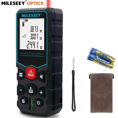 Mileseey Profi Laser Entfernungsmesser 50m LCD-Display Distanzmesser M/In/Ft