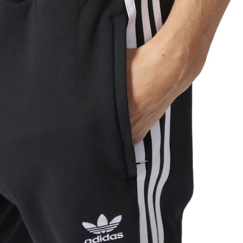 adidas Originals Women's 3-Stripes Cropped Track Pants - Black - Clearance - Picture 5 of 7