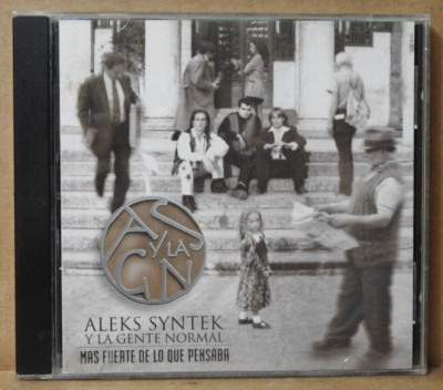 ALEKS SYNTEK Y LA GENTE NORMAL ''Mas Fuerte De Lo Que Pensaba'' 1993  CD EX/EX!