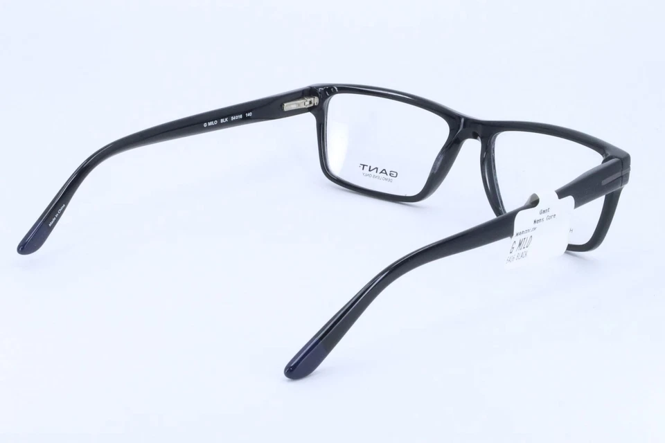 Monturas de anteojos Gant G MILO negras cuadradas para hombre con borde completo 54-16-140 Foto 3 de 4