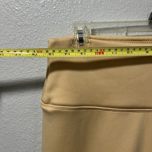 Beige Thick Leggings Type Women Pants 92% Polyester 8% Spandex Size XL Extra Lrg - Picture 3 of 5