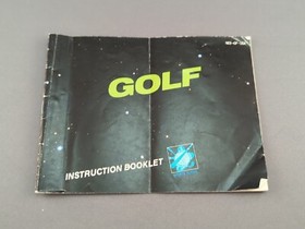 * Golf - Round Seal No Rev 5 Screw (Nintendo NES) Complete CIB No Styrofoam