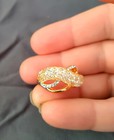 Hypoallergenic Gold Plated Stainless Steel Fashion Ring Cubic Zirconia 8 — photo 7