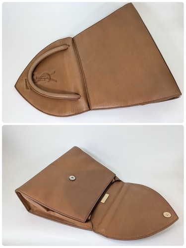 Yves Saint Laurent Handbag bag Brown Leather YSL - Picture 15 of 24