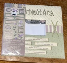 New "Grandmother" Grandma Scrapbook Album 12x12 Pocket Pages to Store Momentos