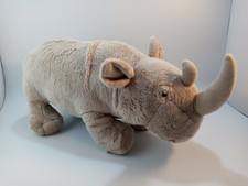Disney Worldwide Conservation Fund White Rhino Plush Stuffed Animal 17" Wildlife