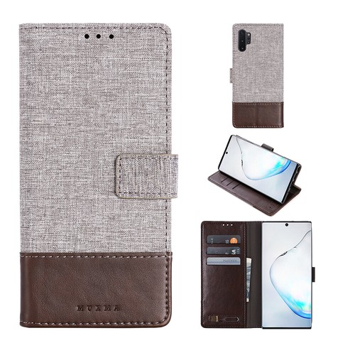 Canvas Wallet Case For Samsung Galaxy S25 S24Ultra S24FE S23 A16 A25 A55 A14 A35 - Photo 14 sur 15