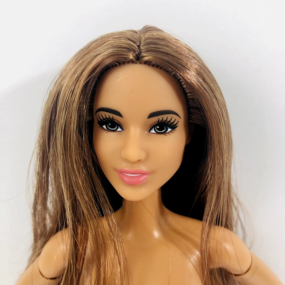 Nude Hybrid Barbie Doll Made to Move Body with Beautiful Teresa Latino Head New