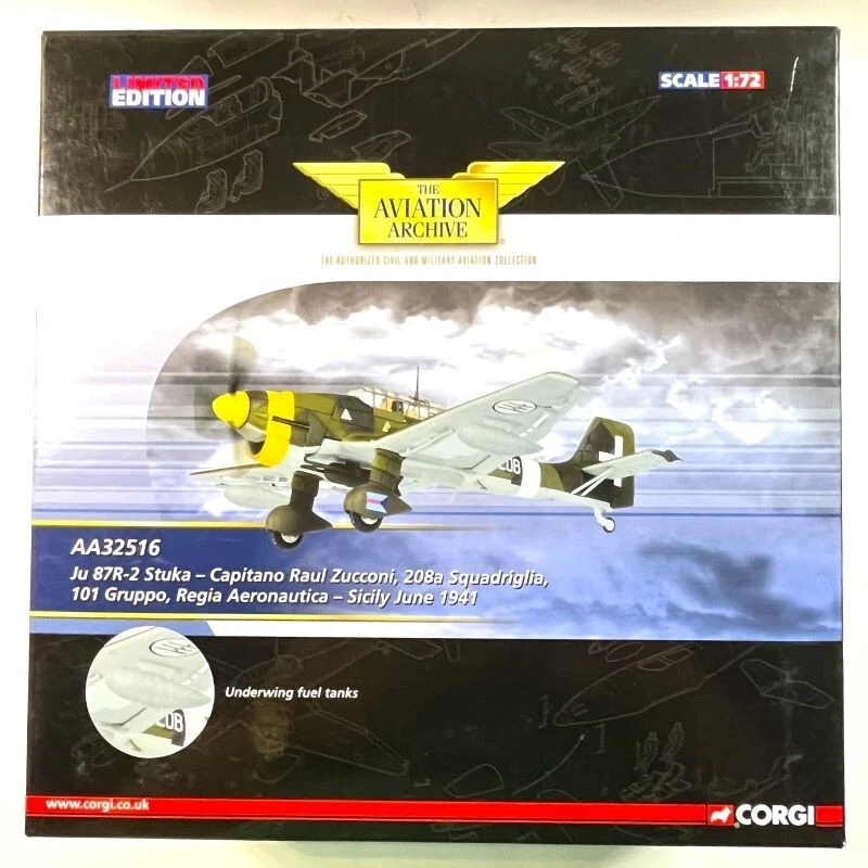 Corgi 1/72 AA32516 Junkers Ju 87B Stuka Regia Aeronautica 208a Sq 