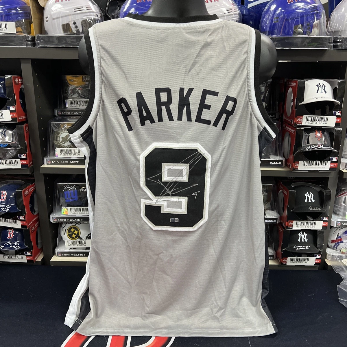 Tony Parker Signed Jersey (CX by Steiner)