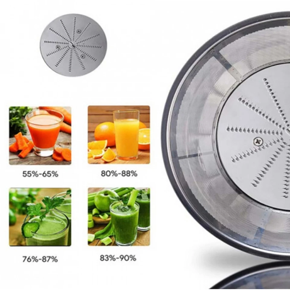 CENTRIFUGA FRUTTA VERDURA ESTRATTORE DI SUCCO A FREDDO 800W SPREMIAGRUMI 500ML - Immagine 2 di 4