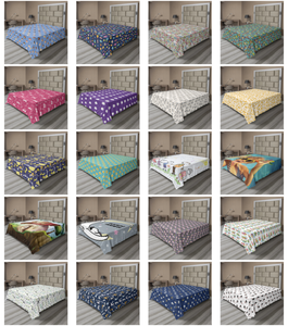 nursery print bed sheets