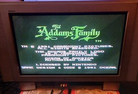 Addams Family - Nintendo NES - PAL (Cart Only) - Tested With Protective Sleeve