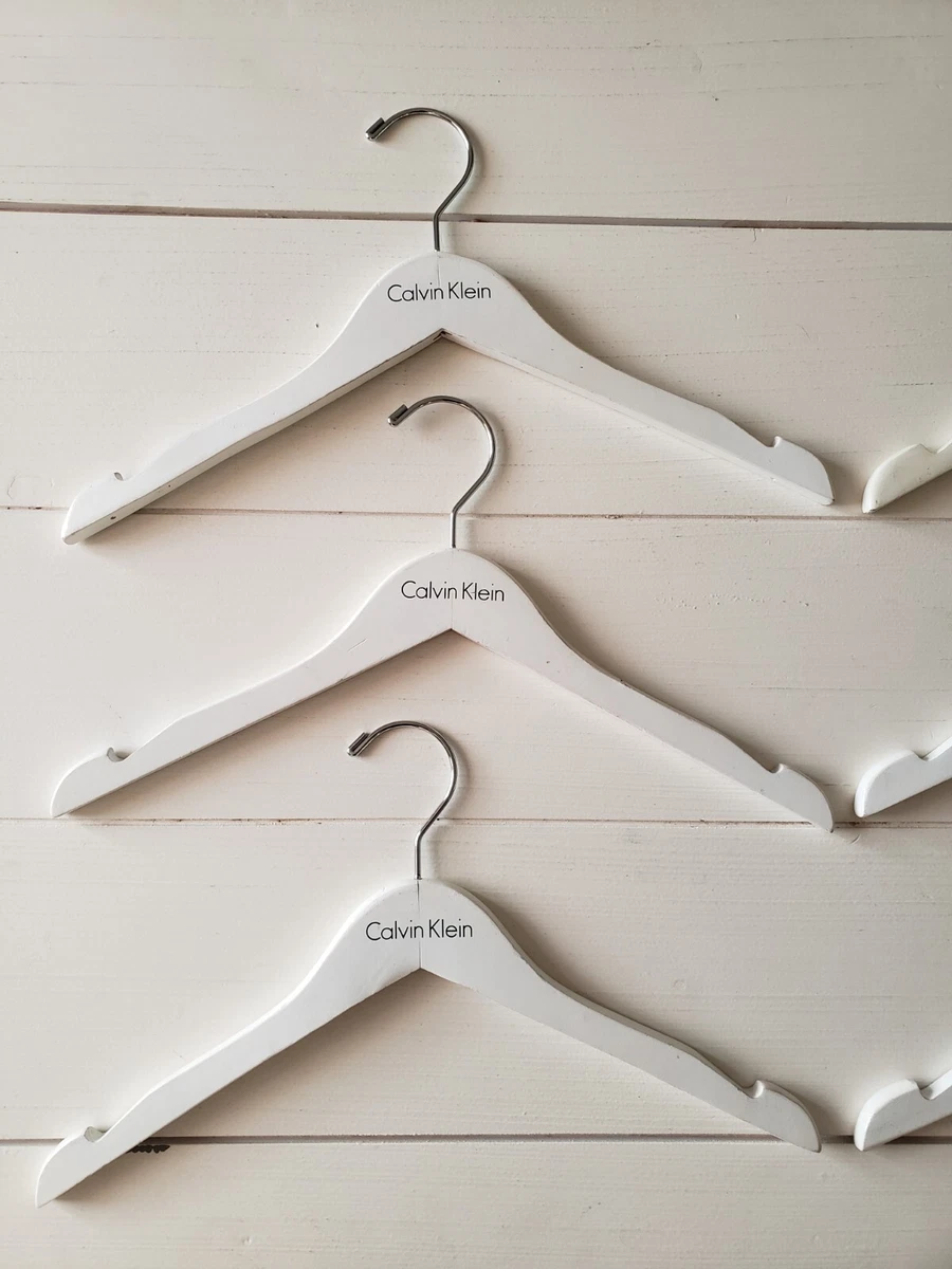 White Wooden Dress-Shirt Hanger