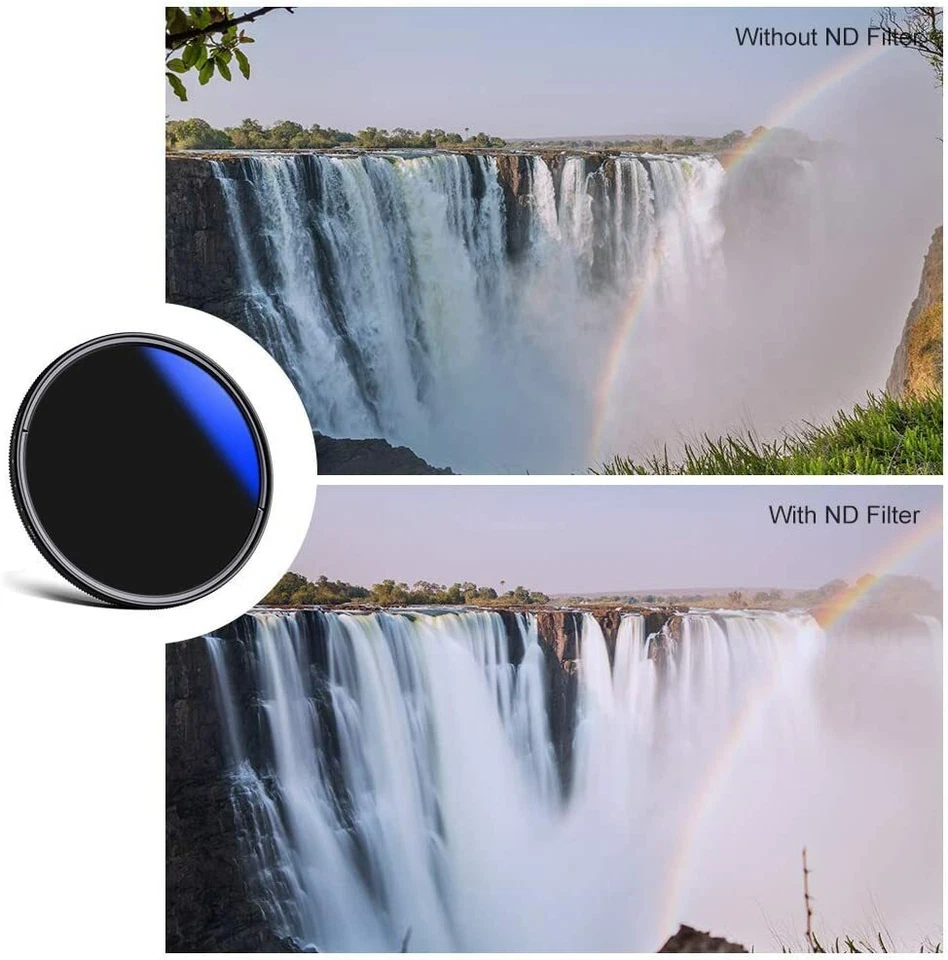 55mm ND Variable Fader Neutral Density Adjustable Filter ND2-ND400 Blue Coating - Image 2 of 4