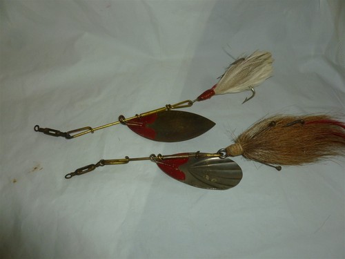 2 Usable Large GM Skinner Fishing Spinnerbaits Lot J-207 - Picture 8 of 11