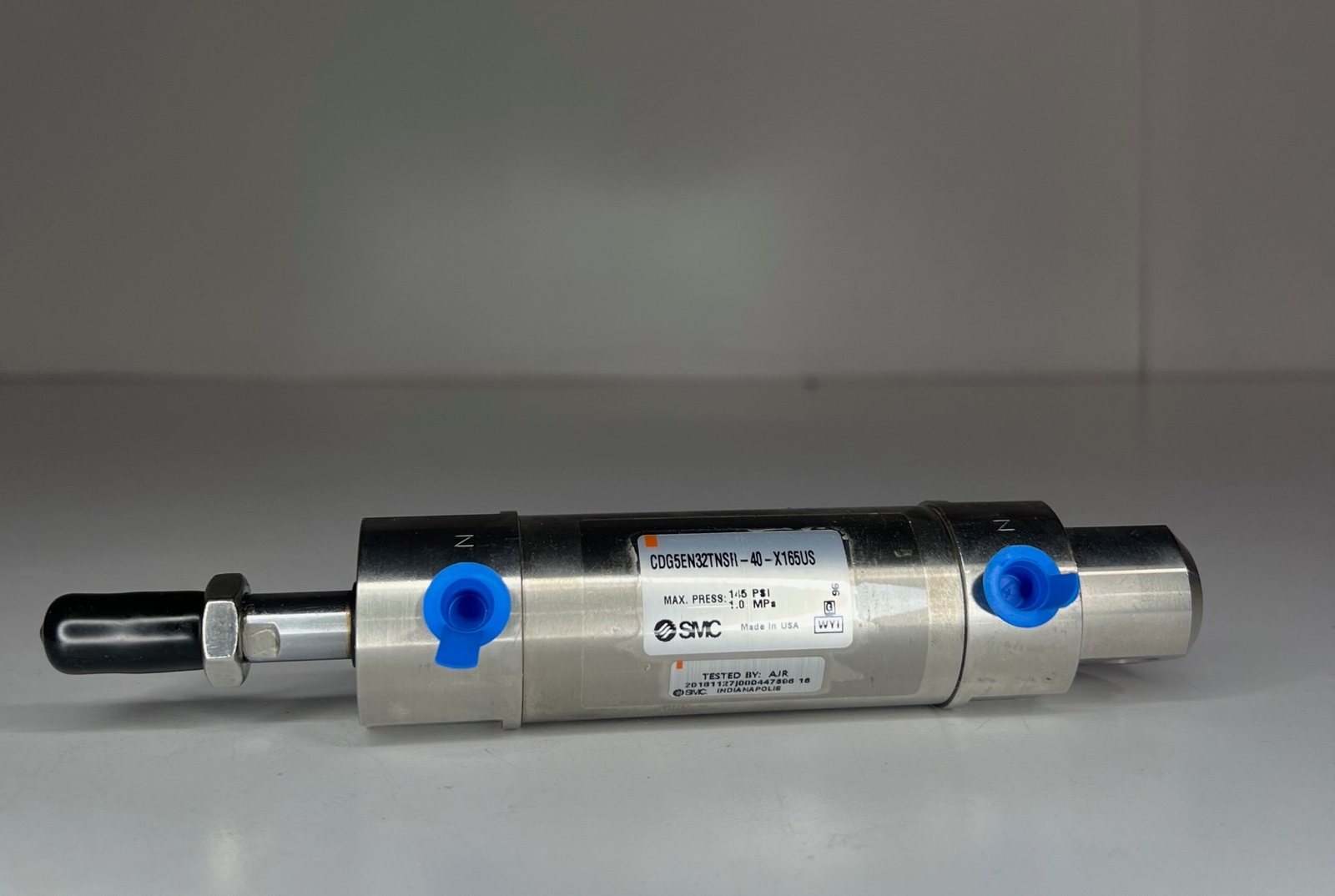 ONE (1) SMC Stainless Steel Pneumatic Cylinder CDG5EN32TNSR-40-X165US 32mm/40mm
