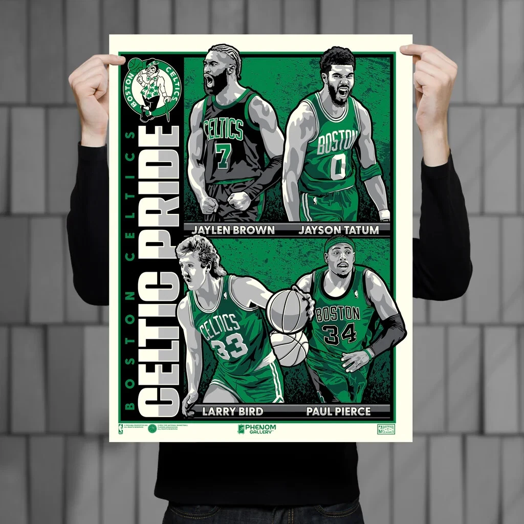 Phenom Gallery Boston Celtics Pride Poster