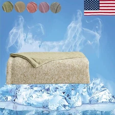 Cooling Blanket for Hot Sleepers Throw Japanese Q-Max 0.4 Arc-Chill Knit Blanket