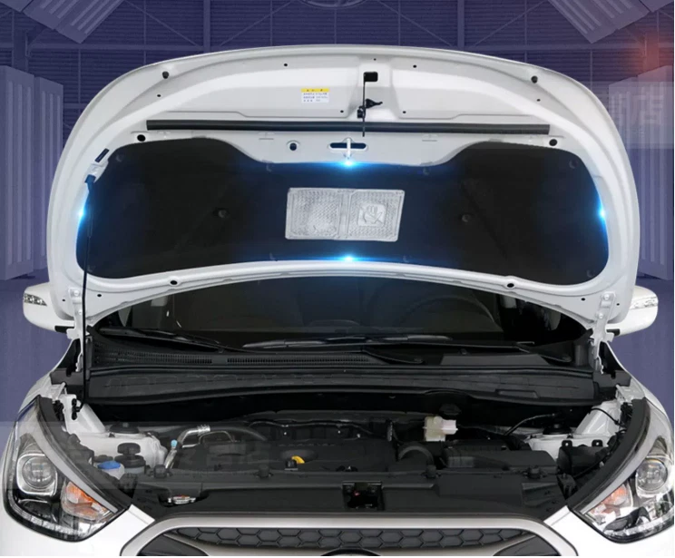 Almohadilla aislante del capó de la cubierta del motor de la rejilla protector térmico para Hyundai Tucson 2010-2015 Foto 2 de 4