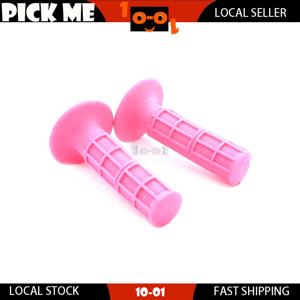 Pair Mx Style Hand Grip Pink Fit YAMAHA TTR125 TTR230 TTR250 MODELS - Image 4 of 4