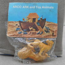 Vintage 1970s ARCO Noah's Ark Lion  Lioness in Package