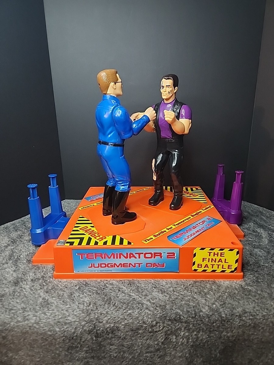 ターミネーター2 バトルゲーム REMCO レムコ 1992 Remco Terminator 2 Rock' em Sock 'em Judgment Day With