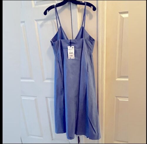 Zara GESTREIFTES POPELNKLEID - M - Bild 2 von 8