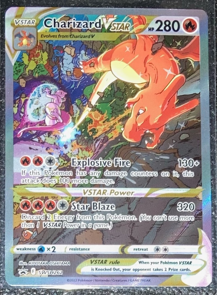 Charizard VSTAR SWSH262 Promo Ultra Rare Pokemon TCG Near