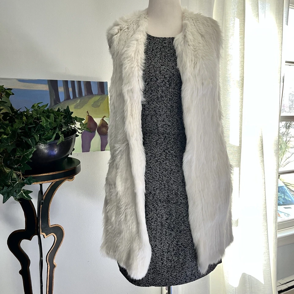 Theory 皮草背心 Petite - Theory Fadri Blithe 白色毛皮 F100405 $1405 — 第 2/4 张图片