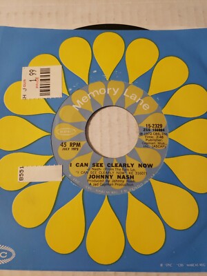 Johnny Nash     I can see clearly now / stir it up        45'' vinyl 