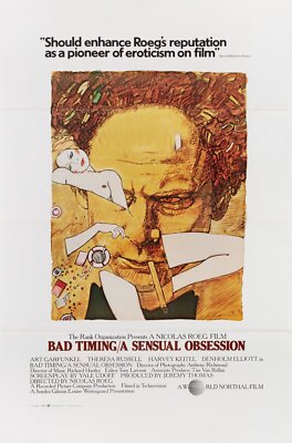 Bad Timing: A Sensual Obsession 1980 U.S. One Sheet Poster