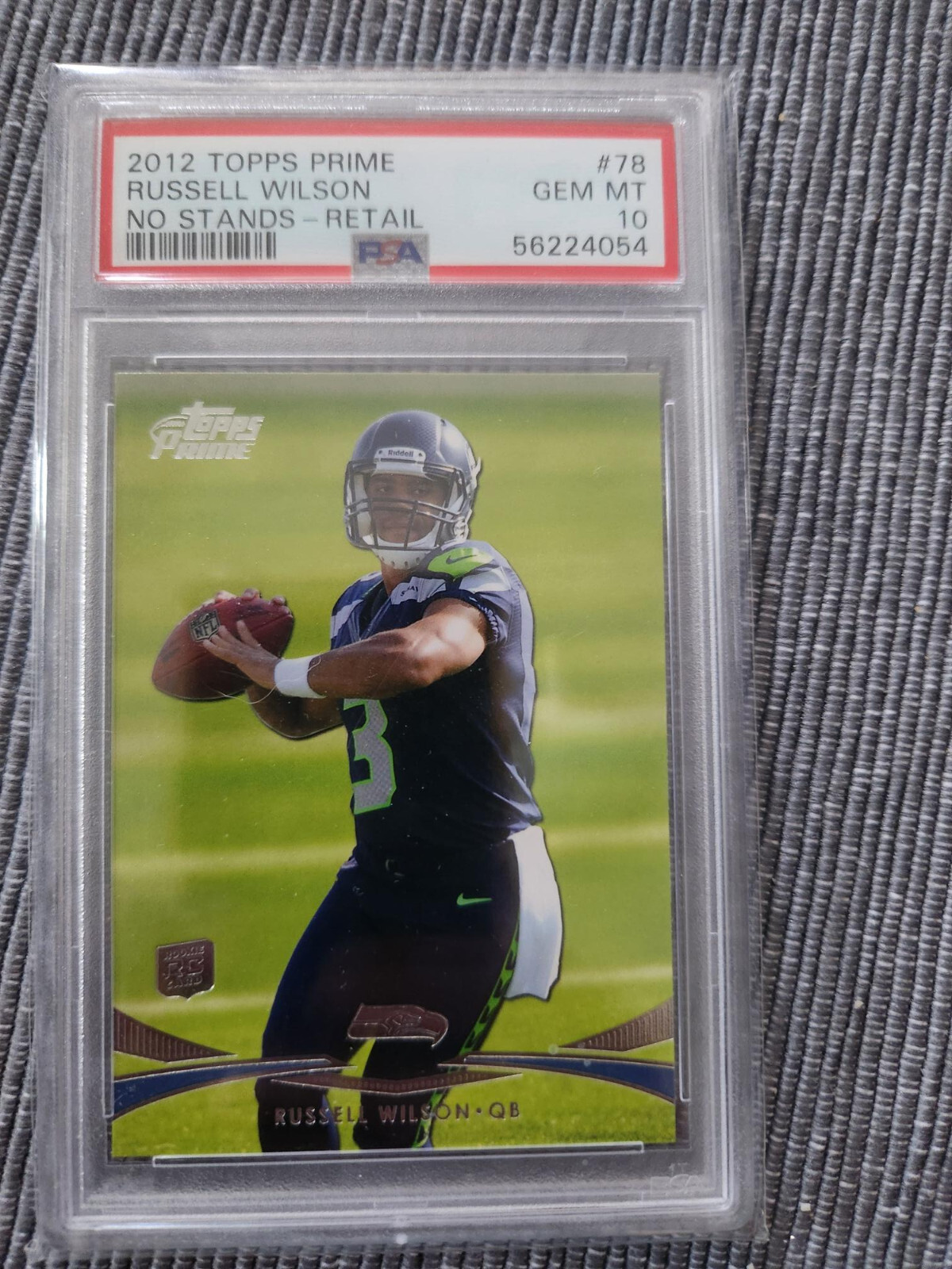Russell Wilson Topps Prime #78 No Stands-Retail