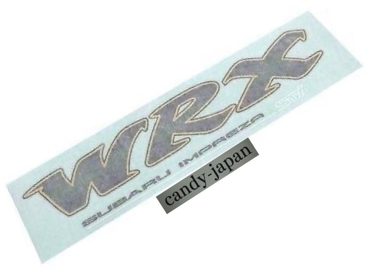 SUBARU IMPREZA WRX STi GC8 GF8 Genuine Rear Trunk Decal