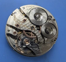 VINTAGE 16 SIZE WALTHAM VANGUARD MODEL 1908 (23 JEWEL) POCKET WATCH PARTS