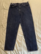 Vintage Levi s Galactic Wash Jeans Rare 36x32 Silver Tab 550s 80s USA Made