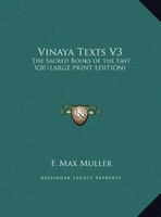 F. Max Muller | Vinaya Texts V3 | Buch | Englisch (2011) | Ean 9781169844216