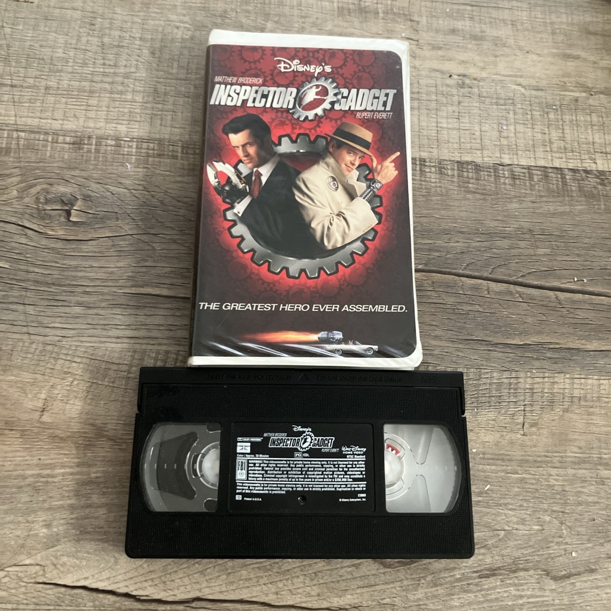 Inspector Gadget VHS 1999 Disney Video Tape Live Action Movie 