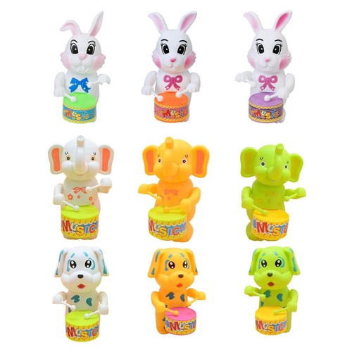 Drumming Animal Toy Clockwork Powered Animal Drum Toy for Kids for Girls - Bild 2 von 21