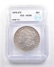 1878 8TF Morgan Silver Dollar VAM-14.1 AU50 ICG *5845