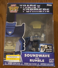 Funko Bitty POP! Figura de vinilo Bots: Soundwave With Rumble *474-13