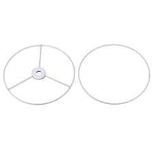 Lamp Shade Ring 150mm Dia. Lampshade Holder Frame Baked Coating Iron 1set