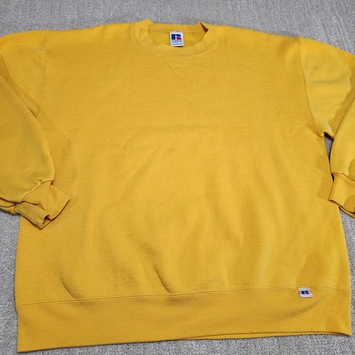 Vintage Russell Athletic Sweatshirt XL Blue Crewneck Pullover Made in