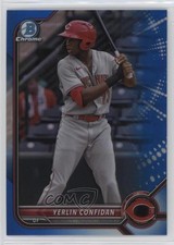 2022 Bowman Draft Chrome Blue Refractor 117/150 Yerlin Confidan #BDC-199 10jr