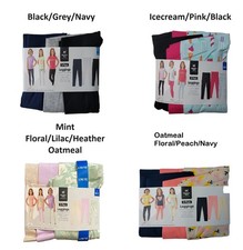 Member's Mark Girls Cotton Stretch Full-Waist Comfortable Elastic Leggings, 3pk