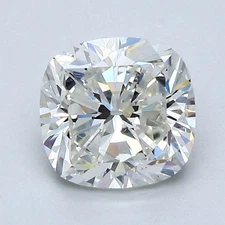 Cert. GIA 1.54 CT Cushion Cut Natural Mined Diamond Loose I color VS2 clarity