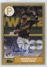2022 Topps Series 2 1987 Topps Baseball Auto Rodolfo Castro #87BA-RCA Auto 1c28